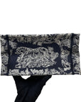 Book Tote Small DORiviera Toile De Jouy Canvas Blue