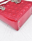 Cannage Patent Leather Lady DOR Bag