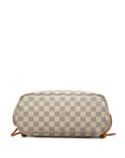 Beige LV Damier Azur Neverfull PM Tote Bag