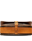 Brown LV Monogram Cartouchiere GM Crossbody Bag