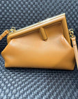 FNDI First Leather Crossbody Bag Small