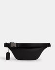 Warren Mini Belt Bag In Signature Canvas (Gunmetal/Charcoal/Black)