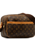 Brown LV Monogram Reporter PM Crossbody Bag