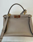 FNDI Leather Peekaboo 2Way Bag