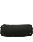 Black LV Cuir Obsession Lockit East-West HandBag