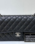 CHNL Medium Classic Flap Bag Caviar Black SHW