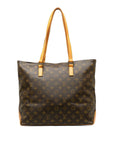 Brown LV Monogram Cabas Alto Tote Bag