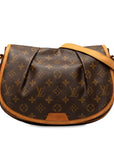 Brown LV Monogram Menilmontant PM Crossbody Bag
