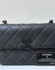 CHNL Caviar Quilted My Everything Small Flap So Black