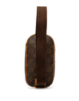 Brown LV Monogram Pochette Gange Crossbody Bag