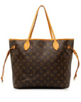 Brown LV Monogram Neverfull MM Tote Bag