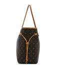 Brown LV Monogram Neverfull MM Tote Bag