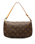 Brown LV Monogram Pochette Accessoires Shoulder Bag