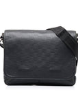 Black LV Damier Infini District Crossbody Bag