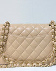 CHNL Classic Small Beige Caviar GHW
