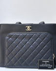 CHNL Business Affinity Shopping Tote Caviar Black GHW