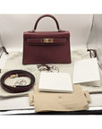 HRMS Mini Kelly HSS Rouge H / Gris Perl