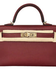 HRMS Mini Kelly HSS Rouge H / Gris Perl