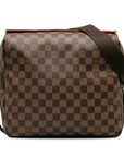 Brown LV Damier Ebene Naviglio Crossbody Bag