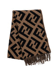 FNDI FF Scarf Cashmere Brown