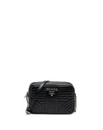 PRD Diagramme Camera Crossbody Bag Calfskin Black Ruthenium Hardware