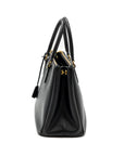 PRD Galleria Saffiano Tote Bag Calfskin Black GHW