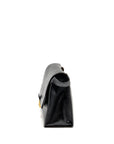FNDI Kan U Shoulder Bag Leather Black GHW