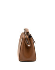 FNDI DotCom Bag Calfskin Brown SHW