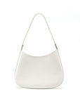 PRD Cleo Shoulder Bag Brushed Leather White SHW