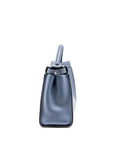 FNDI Medium Peekaboo Calfskin Blue Multicolour Hardware