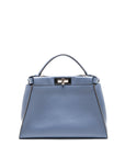 FNDI Medium Peekaboo Calfskin Blue Multicolour Hardware