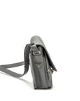 PRD flap messanger bag caviar grey SHW