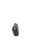 FNDI Baguette bag grained calfskin dark blue GHW