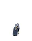 FNDI Baguette bag grained calfskin dark blue GHW