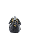 PRD Bauletto Tote Bag Soft Calfskin Black GHW