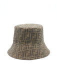 FNDI Bucket Hat Monogram with Red inside