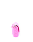 FNDI Baguette Bag Lycra FF Embossed Bright Pink SHW