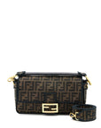 FNDI Baguette Shoulder Bag Canvas GHW