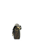 FNDI Baguette Shoulder Bag Canvas GHW