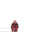 FNDI Micro Monster Baguette Bag red SHW