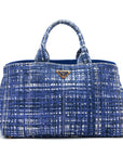 PRD Canvas Shopping Tote Bag Blue