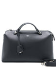 FNDI By The Way Bag Calfskin Black SHW