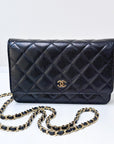 CHNL Classic Wallet on Chain Caviar Black GHW 29 Holo