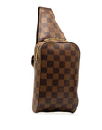 Brown LV Damier Ebene Geronimos Crossbody Bag