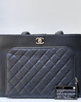 CHNL Business Affinity Shopping Tote Caviar Black GHW