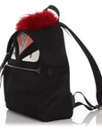 FNDI Medium Black Nylon Monster Backpack