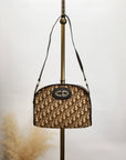 Christian DOR Trotter Shoulder bag Brown Vintage hxyich
