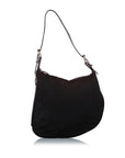FNDI Animal Print Oyster Canvas Shoulder Bag (SHG-25272)