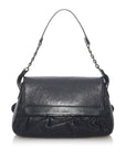 FNDI B Bis Leather Shoulder Bag (SHG-31432)