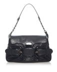 FNDI B Bis Leather Shoulder Bag (SHG-31432)